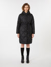 Weekend Reversible Robe Coat in Water-Repellent Twill Black